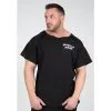 Camiseta Musculación Manga Corta Hombre GORILLA WEAR Agustine Old School Marrón