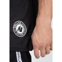 Camiseta Musculación Manga Corta Hombre GORILLA WEAR Béisbol 82 Negro -tienda de equipos de fitness camiseta musculacion manga corta hombre gorilla wear beisbol 82 negro 4