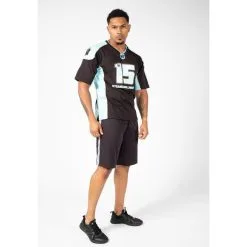 Camiseta Musculación Manga Corta Hombre GORILLA WEAR Brandon Curry 2.0 Azul 9 Camiseta Musculación Manga Corta Hombre GORILLA WEAR Brandon Curry 2.0 Azul -tienda de equipos de fitness camiseta musculacion manga corta hombre gorilla wear brandon curry 20 azul 2