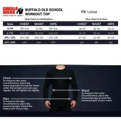 Camiseta Musculación Manga Corta Hombre GORILLA WEAR Buffalo Old School Rojo -tienda de equipos de fitness camiseta musculacion manga corta hombre gorilla wear buffalo old school rojo 4