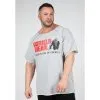 Camiseta Musculación Manga Corta Hombre GORILLA WEAR Classic Work Out Gris