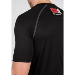 Camiseta Musculación Manga Corta Hombre GORILLA WEAR Performance Negro -tienda de equipos de fitness camiseta musculacion manga corta hombre gorilla wear performance negro 4