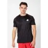 Camiseta Musculación Manga Corta Hombre GORILLA WEAR Performance Negro Rojo -tienda de equipos de fitness camiseta musculacion manga corta hombre gorilla wear performance negro rojo
