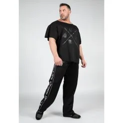 Camiseta Musculación Manga Corta Hombre GORILLA WEAR Sheldon Negro -tienda de equipos de fitness camiseta musculacion manga corta hombre gorilla wear sheldon negro 2