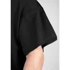 Camiseta Musculación Manga Corta Hombre GORILLA WEAR Sheldon Negro -tienda de equipos de fitness camiseta musculacion manga corta hombre gorilla wear sheldon negro 4