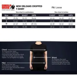 Camiseta Musculación Manga Corta Mujer GORILLA WEAR New Orleans Negro -tienda de equipos de fitness camiseta musculacion manga corta mujer gorilla wear new orleans negro 4