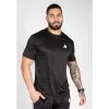 Camiseta Musculación Manga Corta Poliéster Hombre GORILLA WEAR Fargo Negro