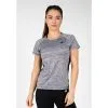 Camiseta Musculación Manga Corta Poliéster Mujer GORILLA WEAR Monetta Gris -tienda de equipos de fitness camiseta musculacion manga corta poliester mujer gorilla wear monetta gris