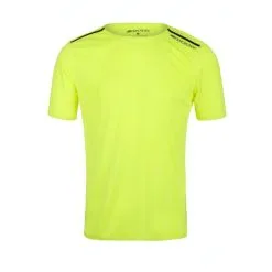 BODYCROSS Camiseta Para Correr Oliver Negro -tienda de equipos de fitness camiseta para correr oliver amarillo neon