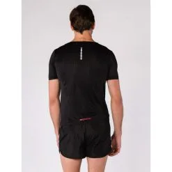 BODYCROSS Camiseta Para Correr Oliver Negro -tienda de equipos de fitness camiseta para correr oliver negro 1