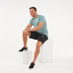 CAMISETA PUMA FITNESS ALGODÓN AZUL - HOMBRE -tienda de equipos de fitness camiseta puma fitness algodon azul hombre 3