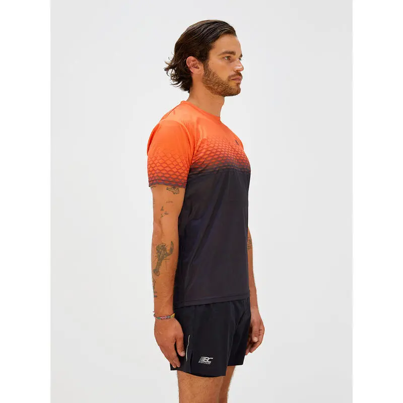 BODYCROSS Camiseta Running DJOE Naranja 4 BODYCROSS Camiseta Running DJOE Naranja - Imagen 2