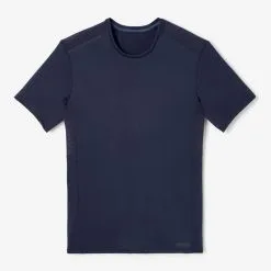 Kalenji Camiseta Running Dry+ Hombre Azul Oscuro Transpirable -tienda de equipos de fitness camiseta running dry hombre azul oscuro transpirable 4