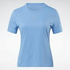 Camiseta Running Manga Corta Speedwick Mujer Reebok Azul -tienda de equipos de fitness camiseta running manga corta speedwick mujer reebok azul 1