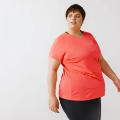 Kalenji Camiseta Running Manga Corta Transpirable Talla Grande Mujer Dry Azul 12 Kalenji Camiseta Running Manga Corta Transpirable Talla Grande Mujer Dry Azul -tienda de equipos de fitness camiseta running manga corta transpirable talla grande mujer dry rosa