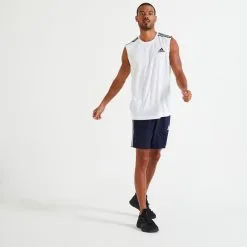 Camiseta Sin Mangas ADIDAS Aeroready Blanco -tienda de equipos de fitness camiseta sin mangas adidas aeroready blanco 1