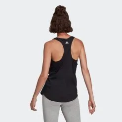 Camiseta Sin Mangas Fitness Linear Adidas Mujer Negro -tienda de equipos de fitness camiseta sin mangas fitness linear adidas mujer negro 1