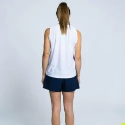 THE RUNNING REPUBLIC Camiseta Sin Mangas Top De Poliéster Reciclado De Mujer TRR Blanca Multicolor 7 THE RUNNING REPUBLIC Camiseta Sin Mangas Top De Poliéster Reciclado De Mujer TRR Blanca Multicolor -tienda de equipos de fitness camiseta sin mangas top de poliester reciclado de mujer trr blanca multicolor 2