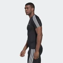 ADIDAS Camiseta Techfit Training 3 Bandas -tienda de equipos de fitness camiseta techfit training 3 bandas 2