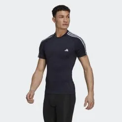 ADIDAS Camiseta Techfit Training 3 Bandas -tienda de equipos de fitness camiseta techfit training 3 bandas 5
