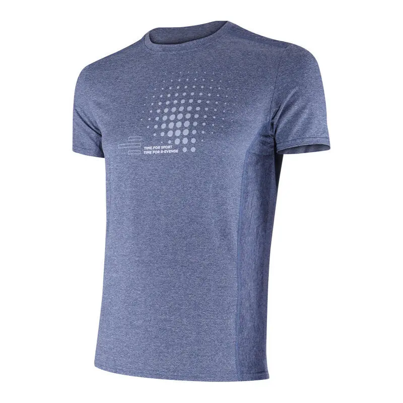 R-EVENGE Camiseta Técnica Manga Corta Hombre Fitness Running Cardio Gris 8 R-EVENGE Camiseta Técnica Manga Corta Hombre Fitness Running Cardio Gris - Imagen 6