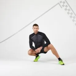 CHALECO RUNNING HOMBRE KIPRUN LIGHT NEGRO -tienda de equipos de fitness chaleco running hombre kiprun light negro 1