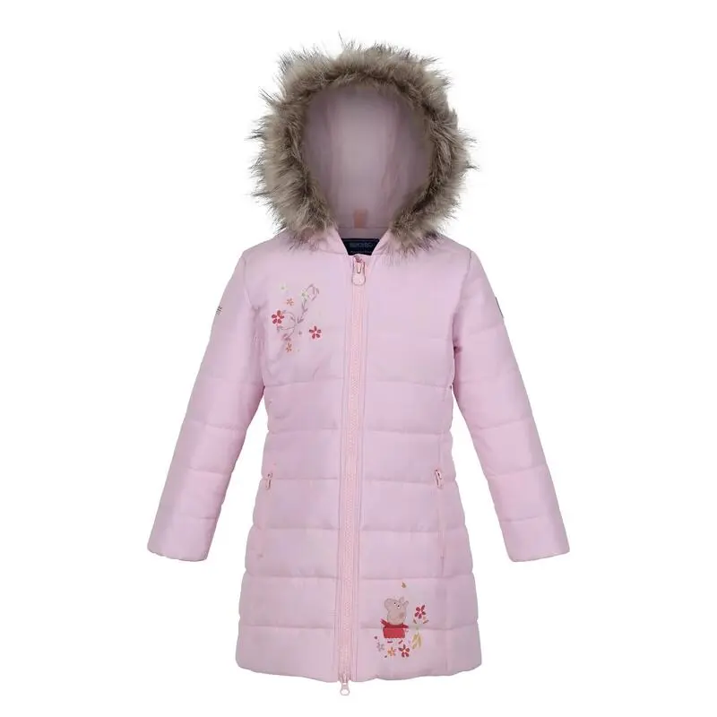 Regatta Chaqueta Acolchada Peppa Pig Niñas Neblina Rosa 3 Regatta Chaqueta Acolchada Peppa Pig Niñas Neblina Rosa