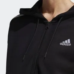 ADIDAS Chaqueta Bómber Essentials French Terry 3 Bandas -tienda de equipos de fitness chaqueta bomber essentials french terry 3 bandas 4