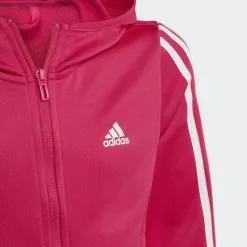 Chaqueta Con Capucha Adidas Designed To Move 3 Bandas -tienda de equipos de fitness chaqueta con capucha adidas designed to move 3 bandas 4