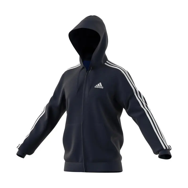 ADIDAS Chaqueta Con Capucha Essentials Fleece 3 Bandas 6 ADIDAS Chaqueta Con Capucha Essentials Fleece 3 Bandas - Imagen 4