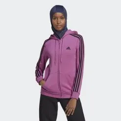 ADIDAS Chaqueta Con Capucha Essentials French Terry 3 Bandas