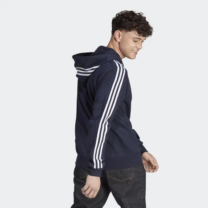 ADIDAS Chaqueta Con Capucha Essentials French Terry 3 Bandas 6 ADIDAS Chaqueta Con Capucha Essentials French Terry 3 Bandas - Imagen 4