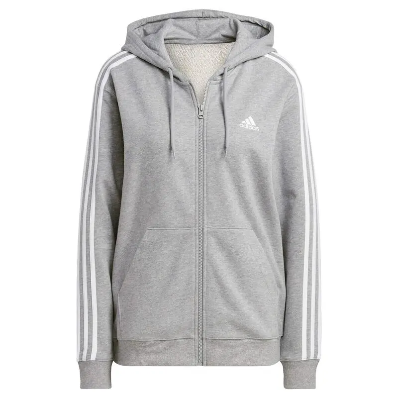 ADIDAS Chaqueta Con Capucha Essentials French Terry Regular 3 Bandas 4 ADIDAS Chaqueta Con Capucha Essentials French Terry Regular 3 Bandas - Imagen 2