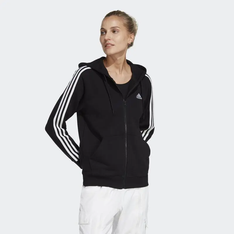 ADIDAS Chaqueta Con Capucha Essentials French Terry Regular 3 Bandas 8 ADIDAS Chaqueta Con Capucha Essentials French Terry Regular 3 Bandas - Imagen 6