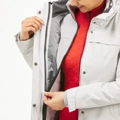 Chaqueta De Montaña Y Trekking 3 En 1 Impermeable Mujer Forclaz Travel 100 -tienda de equipos de fitness chaqueta de montaa y trekking 3 en 1 impermeable mujer forclaz travel 100 3