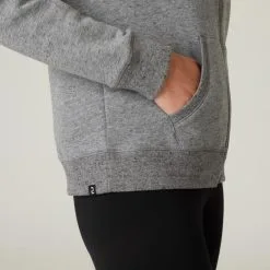 Chaqueta Fitness Con Capucha Mujer Domyos 500 Gris -tienda de equipos de fitness chaqueta fitness con capucha mujer domyos 500 gris 4