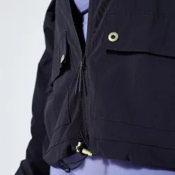 Domyos Chaqueta Fitness Negro Amplia Capucha -tienda de equipos de fitness chaqueta fitness negro amplia capucha 3