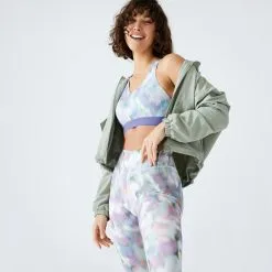 Domyos Chaqueta Fitness Verde Amplia Capucha -tienda de equipos de fitness chaqueta fitness verde amplia capucha 1