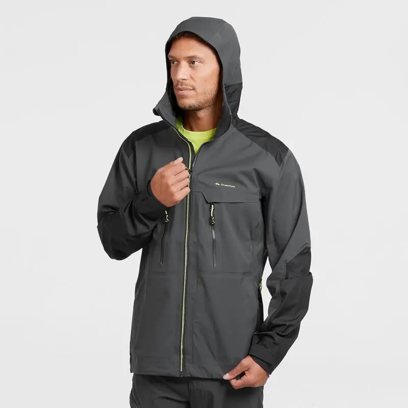 Chaqueta Impermeable De Montaña Y Trekking Hombre Quechua MH900 Negro 3 Chaqueta Impermeable De Montaña Y Trekking Hombre Quechua MH900 Negro
