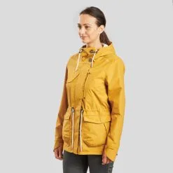 Chaqueta Impermeable De Montaña Y Trekking Mujer Quechua NH550