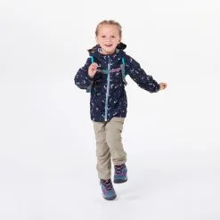 Chaqueta Impermeable De Montaña Y Trekking NIños 2-6 Años Quechua MH500 Azul -tienda de equipos de fitness chaqueta impermeable de montaa y trekking nios 2 6 aos quechua mh500 azul 2
