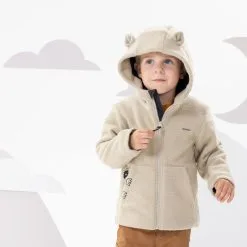 Chaqueta Polar Cálida De Montaña Y Trekking Niños 2-6 Años Quechua MH500 Beige 10 Chaqueta Polar Cálida De Montaña Y Trekking Niños 2-6 Años Quechua MH500 Beige -tienda de equipos de fitness chaqueta polar calida de montaa y trekking nios 2 6 aos quechua mh500 beige 3