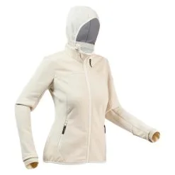Chaqueta Polar De Montaña Y Nieve Mujer Quechua SH500 X-Warm Beige 12 Chaqueta Polar De Montaña Y Nieve Mujer Quechua SH500 X-Warm Beige -tienda de equipos de fitness chaqueta polar de montaa y nieve mujer quechua sh500 x warm beige 4