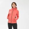 Chaqueta Polar De Montaña Y Trekking Con Capucha Mujer Quechua MH520 Naranja 1 Chaqueta Polar De Montaña Y Trekking Con Capucha Mujer Quechua MH520 Naranja -tienda de equipos de fitness chaqueta polar de montaa y trekking con capucha mujer quechua mh520 naranja