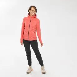 Chaqueta Polar De Montaña Y Trekking Con Capucha Mujer Quechua MH520 Naranja 10 Chaqueta Polar De Montaña Y Trekking Con Capucha Mujer Quechua MH520 Naranja -tienda de equipos de fitness chaqueta polar de montaa y trekking con capucha mujer quechua mh520 naranja 2