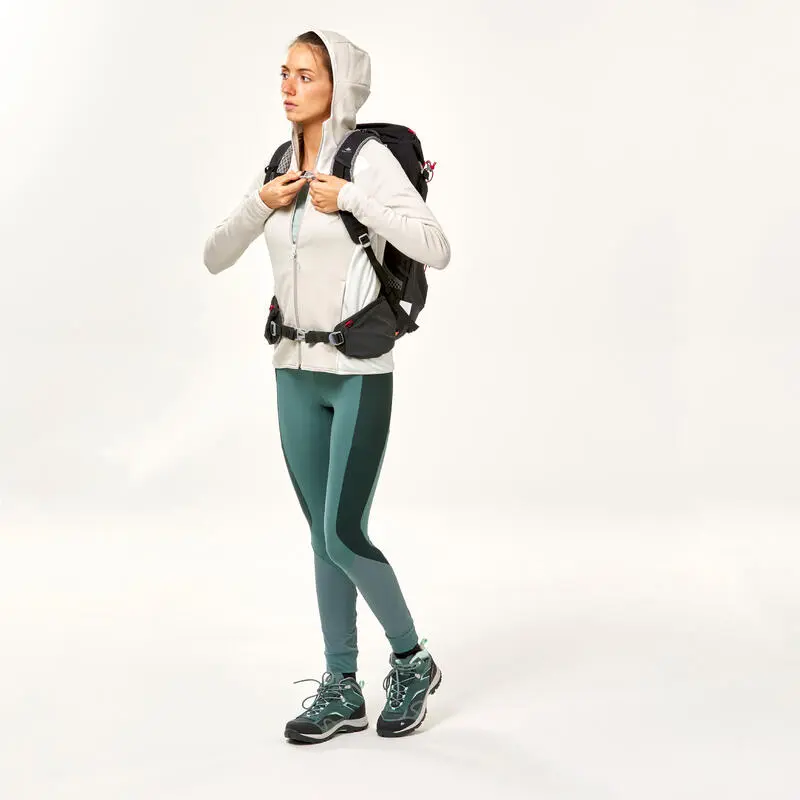 Chaqueta Polar De Montaña Y Trekking Con Capucha Mujer Quechua MH900 Blanco 5 Chaqueta Polar De Montaña Y Trekking Con Capucha Mujer Quechua MH900 Blanco - Imagen 3