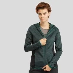 Chaqueta Polar De Montaña Y Trekking Con Capucha Mujer Quechua MH900 Blanco 13 Chaqueta Polar De Montaña Y Trekking Con Capucha Mujer Quechua MH900 Blanco -tienda de equipos de fitness chaqueta polar de montaa y trekking con capucha mujer quechua mh900 verde