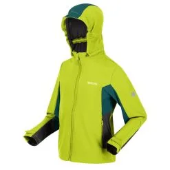 Regatta Chaqueta Softshell Acidity V Para Niños/Niñas Kiwi Llamativo, Verde Pacífico -tienda de equipos de fitness chaqueta softshell acidity v para niosnias kiwi llamativo verde pacifico 3