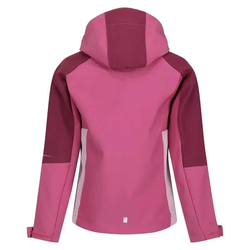 Regatta Chaqueta Softshell Eastcott II Para Niños/Niñas Violeta, Amaranth Haze 4 Regatta Chaqueta Softshell Eastcott II Para Niños/Niñas Violeta, Amaranth Haze - Imagen 2