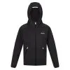 Regatta Chaqueta Softshell Maxwell Jaspeada Para Niños/Niñas Negro -tienda de equipos de fitness chaqueta softshell maxwell jaspeada para niosnias negro
